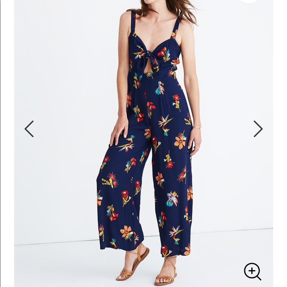 Madewell Pants - NEW Madewell cutout jumpsuit in birth of paradise